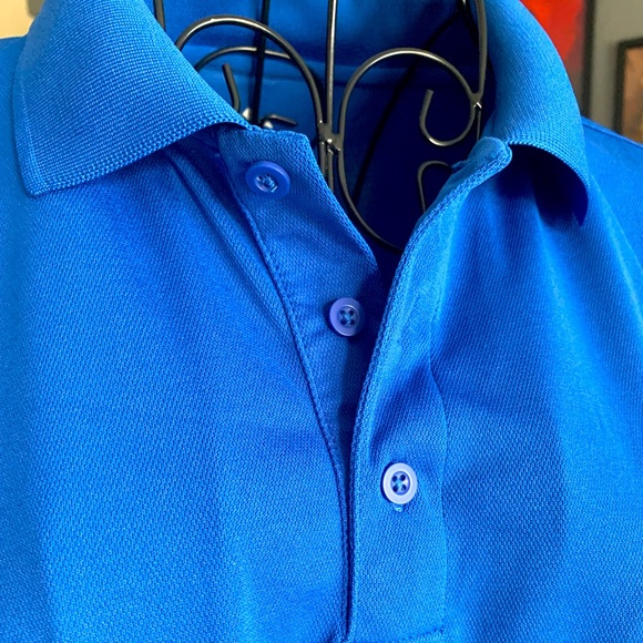 Blue button down tee shirt - Picture 3 of 7